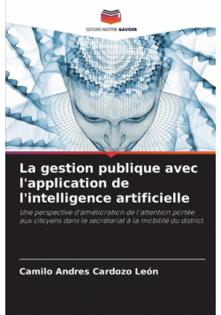 La gestion publique avec l'application de l'intelligence artificielle