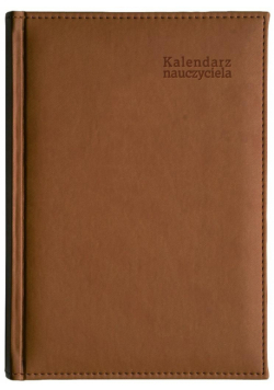 Kalendarz naucz. 2025/26 A5 tyg. Vivella brąz