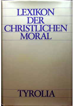 Lexikon der christlichen moral