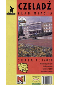 Czeladź. Plan miasta 1:12000