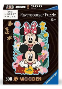 Puzzle drewniane 300 Disney Myszka Mickey & Minnie