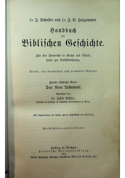 Handbuch zur Biblischen Geschichte 1910 r