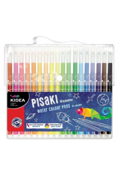 Pisaki w etui 18 kolorów KIDEA