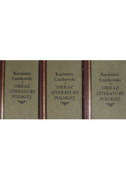 Obraz literatury polskiej. Tom I do III