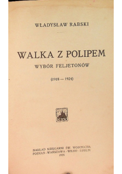 Walka z polipem 1925 r.