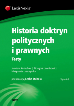 Historia doktryn politycznych i prawnych Testy