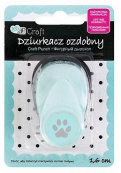 Dziurkacz ozdobny 1,6cm łapa