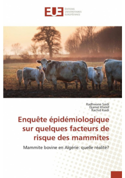 Enquête épidémiologique sur quelques facteurs de risque des mammites