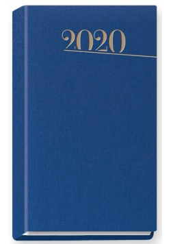 Terminarz 2020 Tygodniowy Standard niebieski