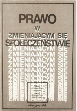 Prawo w zmieniającym się społeczeństwie
