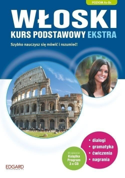 Włoski Kurs podstawowy plus 3 płyty CD