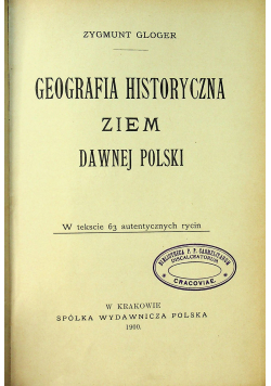 Geografia historyczna ziem dawnej Polski 1900 r