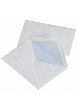 Paczka koperty z klejem Office Products 114x162mm białe 50szt.