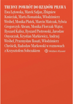 Trudny powrót do rządów prawa