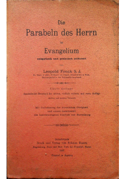 Die Parabeln des Herrn 1927 r