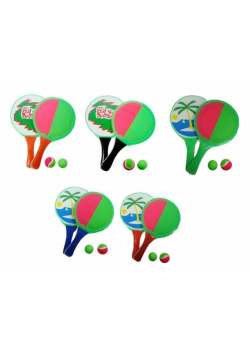 Paletki 2w1 Catch ball łapacz z piłkami MIX