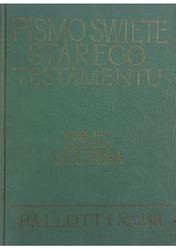 Pismo Święte Starego i Nowego Testamentu Księga Kapłańska