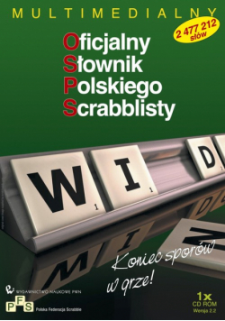 Multimedialny oficjalny słownik polskiego scrabblisty CD-ROM