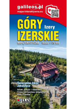 Mapa - Góry Izerskie 1:25 000