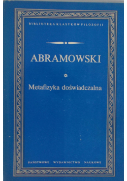 Metafizyka doświadczenia