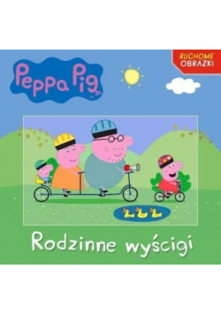 Swinka Peppa Rodzinne wyścigi Ruchome obrazki