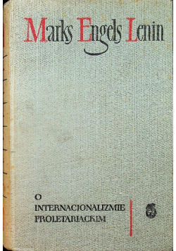 O internacjonalizmie proletariackim