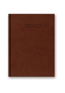 Kalendarz 2020 20-51TB B5 tygodniowy brązowy