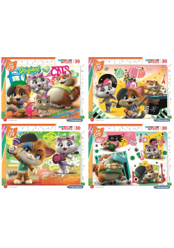 Puzzle ramkowe 30 Super Kolor 44 Cats