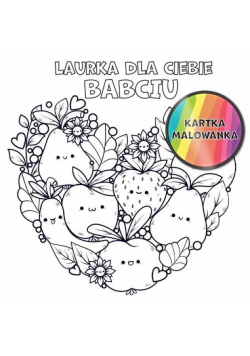 Karnet KW kolorowanka Owoce Babcia