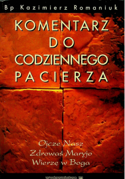 Komentarz do codziennego pacierza