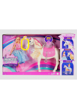 Barbie Przygody Księżniczek Koń światła i dźwięk