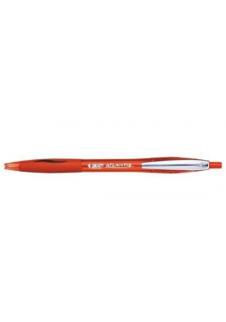 Długopis Atlantis Soft - czerwony (12szt) BIC