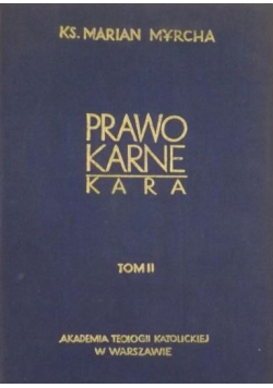Prawo karne Kara Tom II