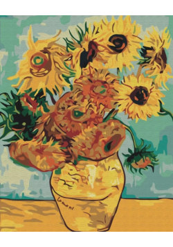 Malowanie po numerach BRUSHME 40x50 cm Słoneczniki Van Gogh