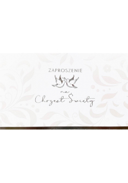 Zaproszenie Ślub ZP-14 (10 szt.)