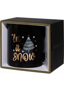Kubek świąteczny z napisem Let It Snow