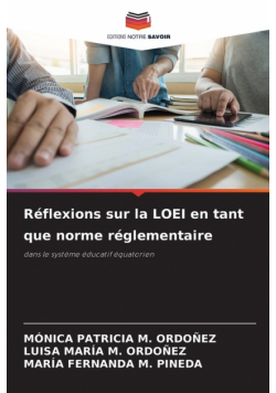Réflexions sur la LOEI en tant que norme réglementaire