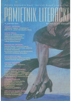 Pamiętnik literacki 1/2012