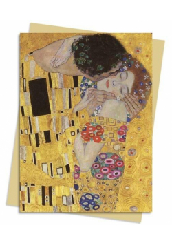 Karnet B6 Pocałunek Gustav Klimt