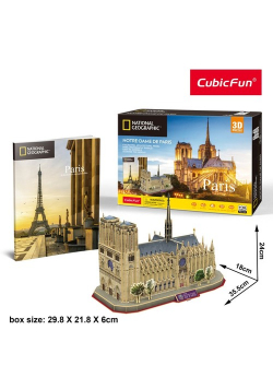 Puzzle 3D National Geographic Notre-Dame