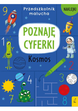 Przedszkolnik malucha Poznaję cyferki Kosmos