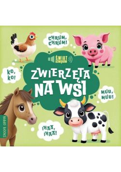 Książeczka kartonowa zwierzęta na wsi