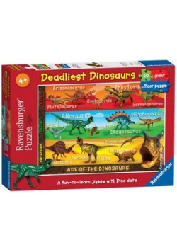 Puzzle 60 Śmiercionośne dinozaury