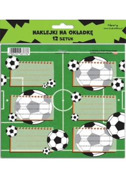 Naklejki na zeszyty - Piłka (12szt)