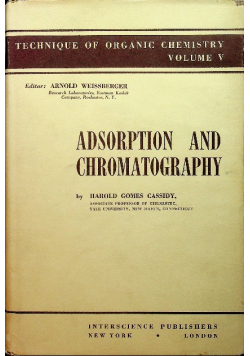 Adsorption and chromatography