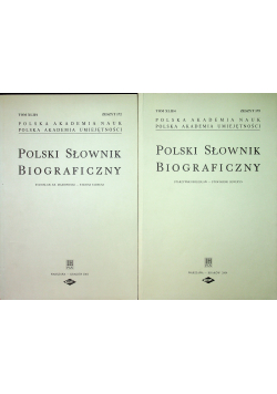 Polski słownik biograficzny Tom XLII 2 Zeszyty
