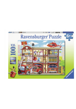 Puzzle 100 Remiza strażacka