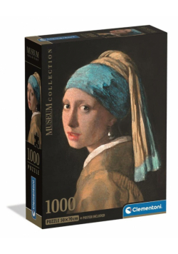 Puzzle 1000 Museum Vermeer: Girl With A Pearl Earr
