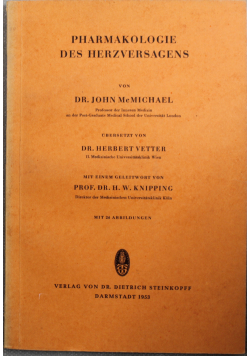 Pharmakologie des herzversagens