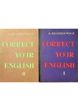 Correct your english część I i II